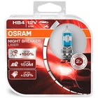 Галогенні лампи Osram HB4 (9006) Night Breaker Laser 9006NL +150% 51w P22d HardDuopet