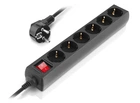 Фільтр-подовжувач REAL-EL RS-6 Protect M black 1,8m чорний