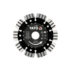 Диск отрезной алмазный Yato по железобетону и камням Ø=125/22.2х2 мм в мокром и сухом режиме (YT-59900)