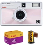 Пленочный фотоаппарат Kodak Ektar H35N Half Frame Camera Glazed Pink H35N розовый / пленка Kodak Gold