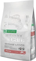 Сухой беззерновой корм для щенков Nature's Protection Superior Care White Dogs Grain Free Starter All Breeds
