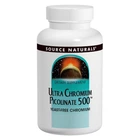 Минералы Source Naturals Ультра Хром Пиколинат 500 мкг Ultra Chromium Picolinate 60 таблеток