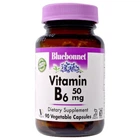Вітаміни Bluebonnet Nutrition Вітамін B6 50 мг Vitamin B6 90 вегетаріанських капсул