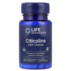 Вітаміни Life Extension Цитиколін 500 мг у порції Citicoline (CDP Choline) 60 вегетаріанських капсул
