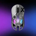 Геймерська акумуляторна, бездротова (Bluetooth + 2,4G), миша GravaStar Mercury X, 1K, RGB Silver/Сірий (GSX_GRY)