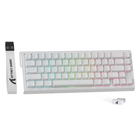 Бездротова магнітна клавіатура Attack Shark X68PRO HE White, Bluetooth / 2.4GHz Wireless / Type-C (Tri-mode)