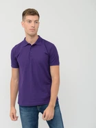 Поло длинное мужское Fruit of the loom 65/35 0634020PE L Фиолетовое (5000000088076)