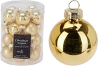 Набір ялинкових куль Christmas Decoration 2.5 см Золотий 24 шт (ARB101500)