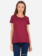 Футболка хлопковая женская Fruit of the loom Valueweight Ladies 061372041 M Бордовая (5000000087600)