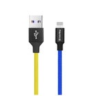 Дата кабель USB 2.0 AM to Lightning 1.0m Національний ColorWay (CW-CBUL052-BLY)
