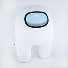 Мягкая игрушка космонавт из плюша 27 см белая (532487)