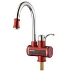 Проточный электрический кран-водонагреватель Mixxus Electra 240-E красный 3кВт с индикатором температуры (MI2748)