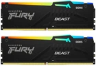 Модуль пам'яті Kingston Fury DDR5 32GB (2x16) 6000MHz Beast RGB EXPO (KF560C30BBEAK2-32)