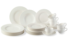 Набір столового посуду Villeroy & Boch Basic White 30 предметів преміальна порцеляна білий