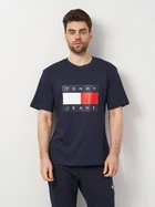 Футболка мужская Tommy Hilfiger 11326.3 2XL (52) Темно-синяя (smt2000000017693)