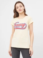 Футболка хлопковая женская Tommy Hilfiger 9744.3 L Желтая