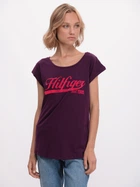 Футболка хлопковая женская Tommy Hilfiger 9636.4 M Фиолетовая