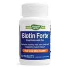 Витамины и минералы Biotin Forte with Zinc, 60 таблеток Nature's Way 000314940