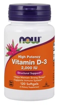 Now Foods Vitamin D-3 2000 IU 120 softgels