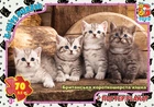 Пазлы G-Toys Домашние любимцы, 70 элементов, AN146