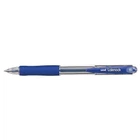 Ручка кулькова Uni Laknock синій 0,5 мм автомат micro (SN-100.(05).Blue)