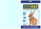 Папір кольоровий А4 Buromax PASTEL 80гм2 блакитний 20л. (BM.2721220-14)