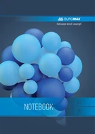 Записная книга блокнот Buromax SPHERE A4 80 л клетка (BM.24452101-02)