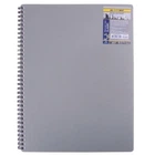 Записна книга блокнот Buromax CLASSIC A4 80 л клітка на пружині сірий (BM.2446-009)