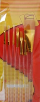 Кисть синтетика Rosa 7016 Kolos микс микс набор 7 шт (4823064903386)