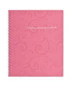 Записная книга блокнот Buromax Barocco В5 80 л клетка розовый (BM.2419-610)