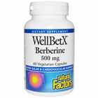 Натуральна добавка Natural Factors Beberine 500 мг Капсули
