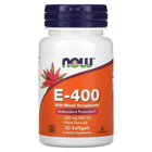 Вітамін E зі змішаними токоферолами (Vitamin E-400) 400 МО, NOW Foods, 50 капсул