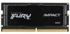 Пам'ять SO-DIMM, DDR5, 16Gb, 4800 MHz, Kingston Fury Impact, 1.1V, CL38 (KF548S38IB-16)