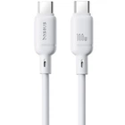 Дата кабель Baseus Silky Series OS Fast Charging Type-C to Type-C 100W (1m) (P10377704) Moon White