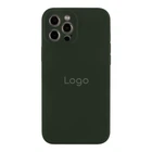 Чохол Silicone Case Full Size with Frame для iPhone 12 Pro Max Колір 71.Cyprus Green
