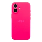 Чохол Silicone Case Full Size with Frame для iPhone 17 Колір 38.Shiny Pink