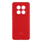 Чохол Liquid Silicone (AA) Full Camera для Xiaomi Redmi Note 14 Pro 5G/Poco X7 5G Колір 14.Red