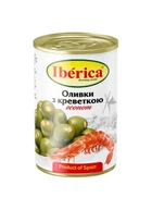 Оливки фаршировані креветкою ж/б Iberica 280 г