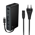 Зарядное устройство Hoco USB/6хType-C 50W PD Modern Black (C151A)