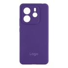 Чохол Liquid Silicone (AA) Full Camera для Xiaomi Redmi Note 14 5G Колір 39.Elegant Purple