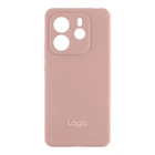 Чохол Liquid Silicone (AA) Full Camera для Xiaomi Redmi Note 14 5G Колір 19.Pink Sand