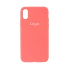 Чохол Silicone Case Full Size (AA) для iPhone X/Xs Колір 30.Flamingo