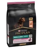 Сухой корм для щенков мелких пород с чувствительной кожей Purina Pro Plan Small&Mini Puppy <1 Sensitive Skin с лососем