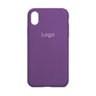 Чохол Silicone Case Full Size (AA) для iPhone Xs Max Колір 43.Grape