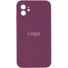 Чохол Silicone Case Square Full Camera для iPhone 11 Колір 42.Maroon