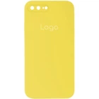 Чохол Silicone Case Square Full Camera для iPhone 7 Plus/8 Plus Колір 50.Canary Yellow