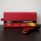 Инвертор 12В-220В 5000 Вт UKC, автомобильный преобразователь напряжения с LCD дисплеем и USB разъемом, для ноутбуков, телефонов, аудио- и видеотехники Красный, AR-5000M
