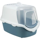 Туалет Trixie Vico Open Top для котів 40см х 40см × 56см білий з синім (TX-40341)
