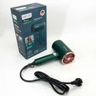 Фен Rainberg RB-2212 8800 W з регуляцією температури та швидкості для сушіння та укладання волосся Зелений