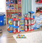 Игрушечный трек парковки Childrens Rail Car 75 деталей 3 машинки серпантинный трек простая сборка